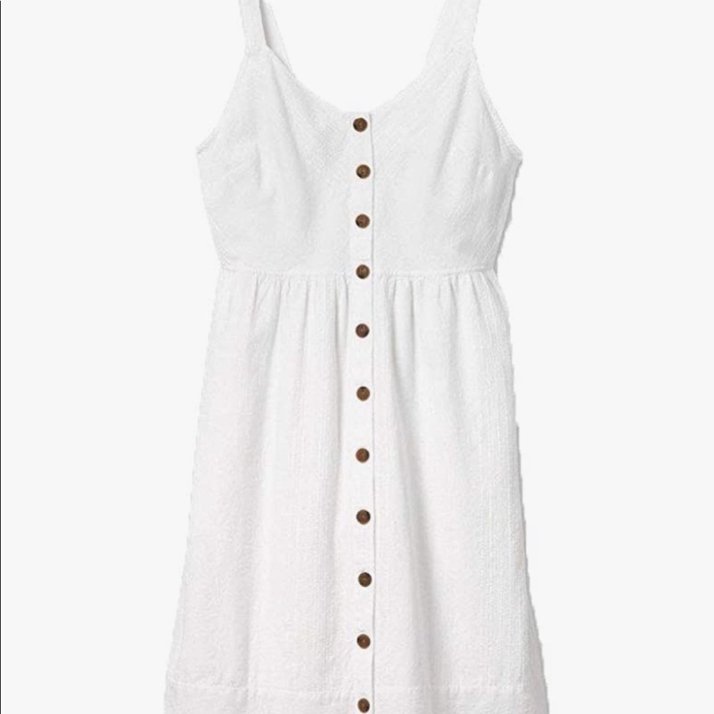 Universal Thread White Button-Front Sundress - image 1